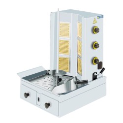 Μηχανή Γύρου GE3N 52.5x65x80cm 3.6kW 230V Ηλεκτρική 570mm 40kg 3 Διακόπτες & Μοτέρ Κάτω SERGAS
