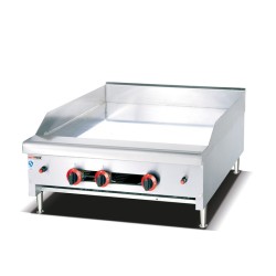 Πλατό GH-366 90x66x48cm 13.5kW Αερίου Λείο 3 Ζωνών Επιτραπέζιο OLYMPIA