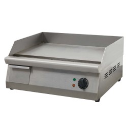 Πλατό GR-400 40x50x27cm 3kW 220-240V Ηλεκτρικό 1 Ζώνης Χρωμίου Λείο Επιτραπέζιο OLYMPIA