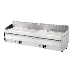 Σουβλακιέρα GR-150 141x42x30(46)cm 14kW Αερίου Νερού 2 Ζωνών με 2 Σχάρες & 1 Επίπεδο Επιτραπέζια NORTH