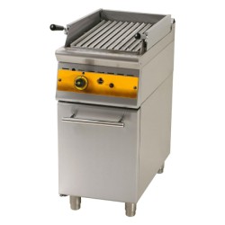 Σχαριέρα GR4S7-E Σειρά 75 40x75x85cm 9kW Αερίου με Πέτρα Λάβας 1 Ζώνης σε Κλειστό Ντουλάπι SERGAS