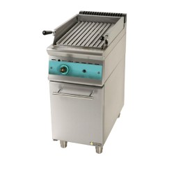 Σχαριέρα GR4S9-E Σειρά 90 40x90x85cm 10kW Αερίου με Πέτρα Λάβας 1 Ζώνης σε Κλειστό Ντουλάπι SERGAS