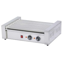 Μηχανή Hot Dog HD-9 55x40x17.5cm 900W 220-240V για Λουκάνικα με 9 Ρόλερ OLYMPIA