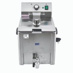 Φριτέζα HDF-8C 61.5x32.8x44.8cm 3,25kW 220-240V Ηλεκτρική 8lt με Βρυσάκι Επιτραπέζια OLYMPIA
