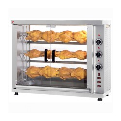 Κοτοπουλιέρα HK-12 Slim 100x38x82cm 6kW Ηλεκτρική με 3 Σούβλες 80cm για 12-15 Κοτόπουλα Επιτραπέζια NORTH