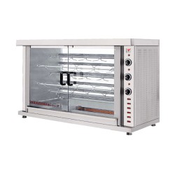 Κοτοπουλιέρα HK-5 132x57x89cm 7.8kW 230/400V Ηλεκτρική με 5 Σούβλες 103cm για 20-25 Κοτόπουλα Επιτραπέζια NORTH