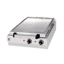 Σχαριέρα HS-1 70 54x70x21cm 8.1kW 230/400V Ηλεκτρική Νερού 2 Ζωνών με 1 Σχάρα Επιτραπέζια NORTH