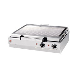 Σχαριέρα HS-1/2-70 70x70x21cm 11.1kW 230/400V Ηλεκτρική Νερού 2 Ζωνών με 1 Σχάρα Επιτραπέζια NORTH