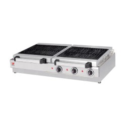 Σχαριέρα HS-2 93.5x50x21cm 10kW 230/400V Ηλεκτρική Νερού 3 Ζωνών με 2 Σχάρες Επιτραπέζια NORTH