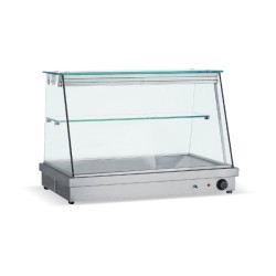 Θερμαινόμενη Βιτρίνα HT-100 100x53x57.5cm 220/240V 1620W Inox Επιτραπέζια BAMBAS
