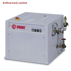 Γεννήτρια Ατμού x 3 INOX-180 Inox Ηλεκτρική Τριπλή 3x55lt 7-bar 400V3N50 με Ηλεκτρονικό Έλεγχο Στάθμης Νερού & 3 x 2 Αντιστάσεις PONY
