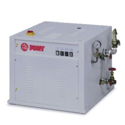 Γεννήτρια Ατμού INOX-60 Inox Ηλεκτρική 55lt 7-bar 400V3N50 με Ηλεκτρονικό Έλεγχο Στάθμης Νερού & 2 Αντιστάσεις PONY
