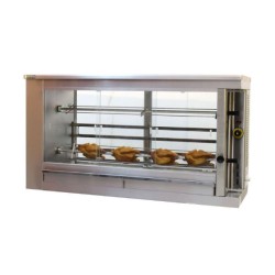 Κοτοπουλιέρα KE2 145x48x78cm 6kW 230V2L+N Ηλεκτρική με 2 Σούβλες 118cm για 12-14 Κοτόπουλα SERGAS