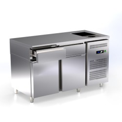 Ψυχόμενο Posto Cafe KK-14D-K 141x70x87cm 435W 1/4HP ARTSTEEL