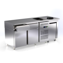 Ψυχόμενο Posto Cafe KK-18D-K 188x70x87cm 435W 1/4HP ARTSTEEL