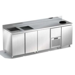 Ψυχόμενο Posto Cafe-Cocktail KK-187-KD 188x70x87cm 435W 1/4HP ARTSTEEL