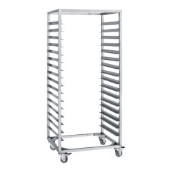 Τρόλεϊ KR-1/1 40.5x56x180cm Inox με 16 Θέσεις για Δίσκους BAMBAS