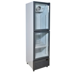 Βιτρίνα Συντήρησης LGS-360W 58x60.5x198cm 220V 368lt No Frost με 2 Πόρτες Χωρίς Μετώπη OLYMPIA