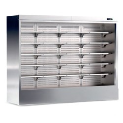 Βιτρίνα Συντήρησης Supermarket M0-141-2 Modular Self Service 144x105x202cm Inox Ανοιχτή Χωρίς Μηχανή ARTSTEEL