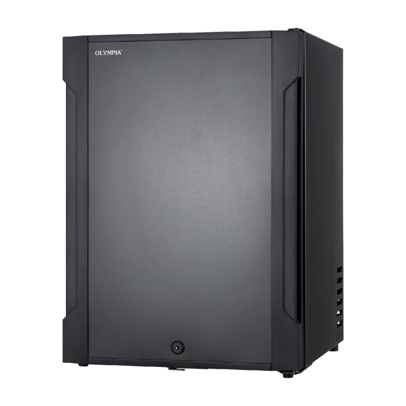Mini Bar XC-40J BLACK 40x43x56Υcm 40lt 4-10oC 0,8kWh 220/400V 50/60Hz 0dB Αμμωνίας με LED και Τυφλή Πόρτα σε Μαύρο Χρώμα OLYMPIA