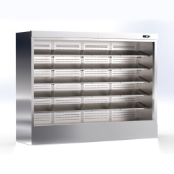 Βιτρίνα Συνήρησης Supermarket MK-149-1 Self Service 144x105x202cm Ανοιχτή Χωρίς Μηχανή με Κλίση ARTSTEEL