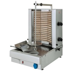 Μηχανή Γύρου MK-2 Mediumline 48x63x91.5cm 6kW Ηλεκτρική 750mm 35-45kg 2 Ζωνών με Πυρίμαχες Πλάκες NORTH