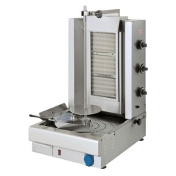 Μηχανή Γύρου MK-203 Mediumline 48x63x93.5cm 11.5kW Αερίου 750mm 35-45kg 3 Κεραμικοί Καυστήρες με 3 Διακόπτες NORTH