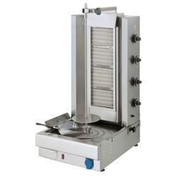 Μηχανή Γύρου MK-204 Largeline 48x63x119.5cm 15.3kW Αερίου 920mm 75-85kg 4 Κεραμικοί Καυστήρες με 4 Διακόπτες NORTH