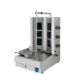 Μηχανή Γύρου MK-6 Mediumline 48x63x92cm 4.2kW Ηλεκτρική 750mm 35-45kg 3 Ζωνών με Κεραμικές Αντιστάσεις NORTH