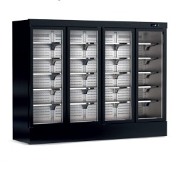 Βιτρίνα Κατάψυξης Supermarket MK-149-F Self Service 144x90x225cm Inox Χωρίς Μηχανή με Πόρτες ARTSTEEL