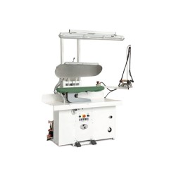 Πρέσα Σιδερώματος NAP-130V Ατμού Πνευματική με Γυαλισμένη Inox Κεφαλή & Πλάκα με Κενό Αέρος για Δερμάτινα Ρούχα STIRMATIC