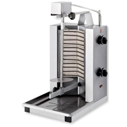 Μηχανή Γύρου ND-1 Miniline15 35x45x74cm 3.3kW Ηλεκτρική 460mm 10-15kg 2 Ζωνών με Πυρίμαχες Πλάκες NORTH