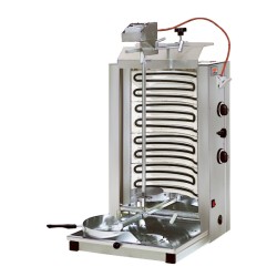 Μηχανή Γύρου ND-6 Mediumline 48x52.5x94cm 6.4kW Ηλεκτρική 660mm 35-45kg 2 Ζωνών με Πυρίμαχες Πλάκες NORTH