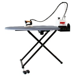 Τραπέζι Σιδερώματος OMEGA-PRO-S 121x44cm Ηλεκτρικό με Κενό Αέρος Vacuum, Εμφύσηση Air-blowing & Ρυθμιζόμενο Ύψος PONY