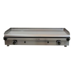 Πλατό P100 100x43.5x23cm 12kW Αερίου 2 Ζωνών Λείο Επιτραπέζιο SERGAS