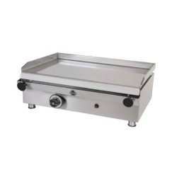 Πλατό P60 60x43.5x23cm 6kW Αερίου 1 Ζώνης Λείο Επιτραπέζιο SERGAS