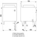 Βραστήρας P70IE7 Tecno70 70x70x85cm 9kW Αερίου 50lt Inox Έμμεσης Θέρμανσης Επιδαπέδιος TECNOINOX