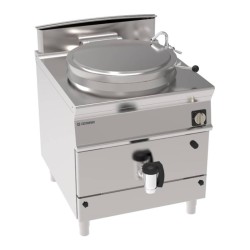 Βραστήρας P81FDG9 Tecno90 80x90x90cm 21kW Αερίου 100lt  Άμεσης Θέρμανσης Επιδαπέδιος TECNOINOX