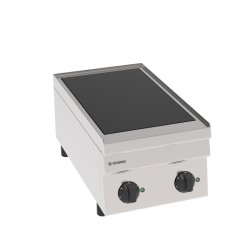 Εστία PCC35E/6/0 Tecno60 35x60x30cm 4,3kW 400V 2N Ηλεκτρική Κεραμική 2 Ζωνών Επιτραπέζια TECNOINOX