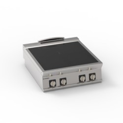 Εστία PCC8E9 Tecno90 80x90x28cm 13,6kW Ηλεκτρική Κεραμική 4 Ζωνών Επιτραπέζια TECNOINOX