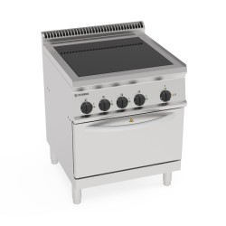 Εστία PFC70V7 Tecno70 70x70x85cm 13.6kW 400V 3N Ηλεκτρική Κεραμική 4 Ζωνών σε GN1/1 Convection Φούρνο TECNOINOX
