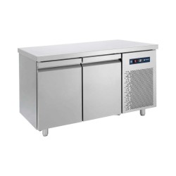 Ψυγείο Πάγκος Συντήρηση PG-139 139x70x85cm 344lt 220/240V 350W Inox με 2 Πόρτες GN BAMBAS