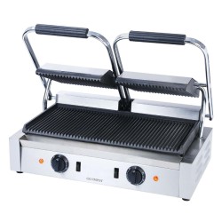 Τοστιέρα PG-2S 57x30.5x21cm 3.6kW 220-240V Ραβδωτή Διπλή OLYMPIA