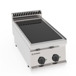 Εστία PIN35E7N Tecno70 35x70x28cm 7kW 400V 3 Επαγωγική 2 Ζωνών Επιτραπέζια TECNOINOX
