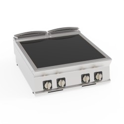 Εστία PIN8E9N Tecno90 80x90x28cm 20kW 400V Επαγωγική Κεραμική 4 Ζωνών Επιτραπέζια TECNOINOX