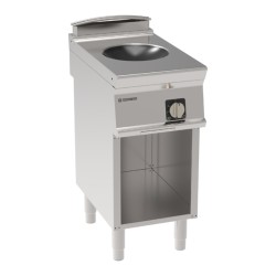 Wok PIW4FE7 Tecno74 40x70x90cm 5kW Επαγωγικό Μονό σε Ανοιχτό Ντουλάπι TECNOINOX