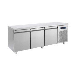 Ψυγείο Πάγκος Συντήρηση PM6-216 216x60x85cm 510lt 220/240V 450W Inox με 3 Μεγάλες Πόρτες BAMBAS