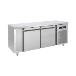 Ψυγείο Πάγκος Συντήρηση PM7-185 185x70x85cm 510lt 220/240V 350W Inox με 2 Μεγάλες Πόρτες BAMBAS