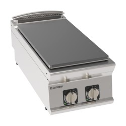 Εστία PP4E9 Tecno90 40x90x28cm 7kW Ηλεκτρική Συμπαγής Πλάκα 2 Ζωνών Επιτραπέζια TECNOINOX