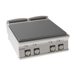 Εστία PP8E9 Tecno90 80x90x28cm 14kW Ηλεκτρική Συμπαγής Πλάκα 4 Ζωνών Επιτραπέζια TECNOINOX